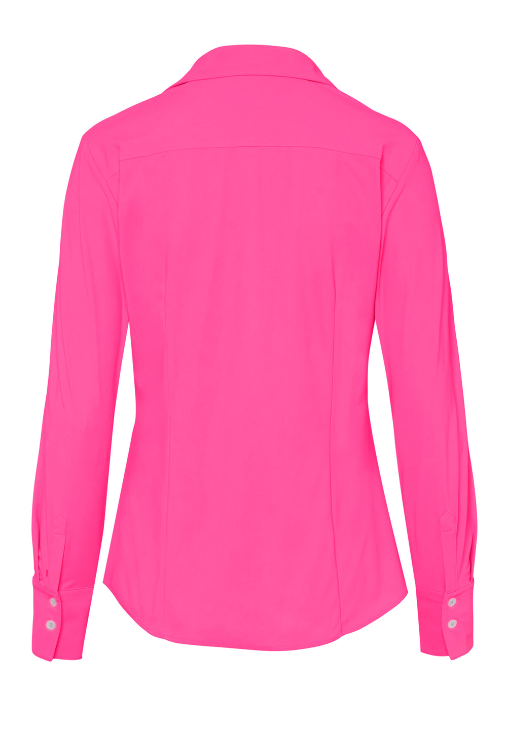 7700-91910 PURE- Functional Bluse slim fit Langarm 343 uni pink
