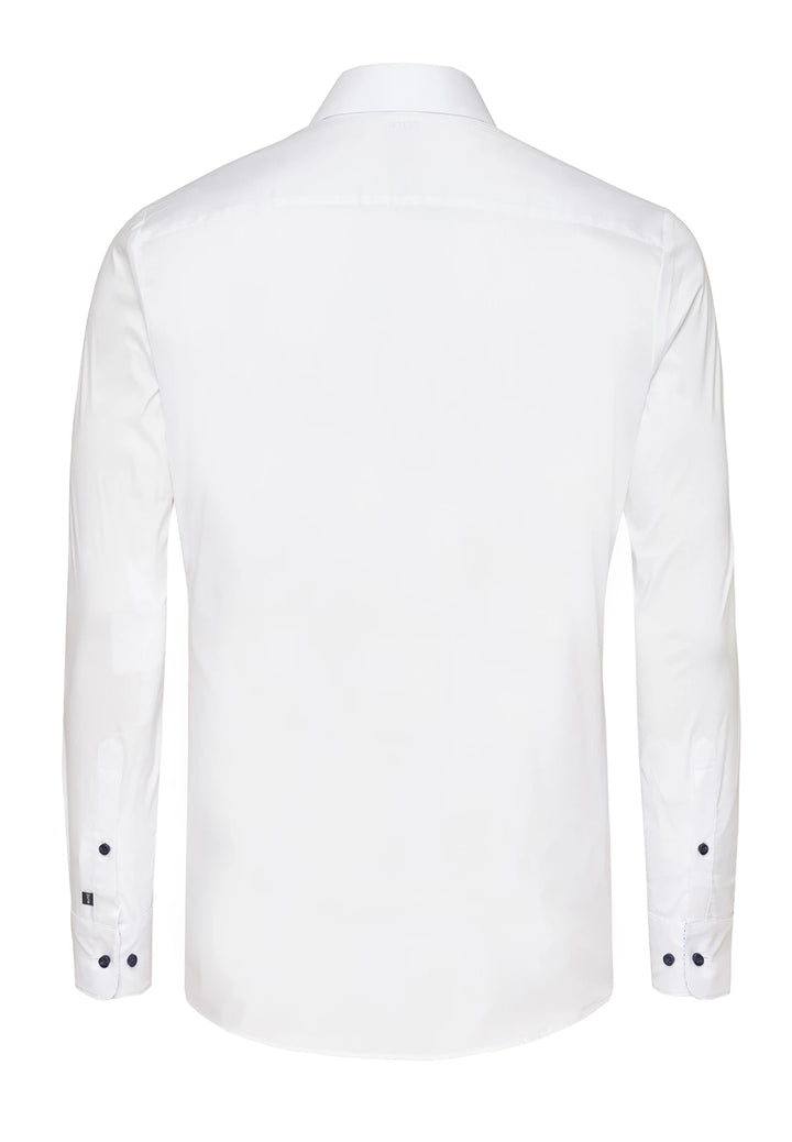 E21055-21703 PURE- FLXBL Hemd Langarm 900 uni weiß