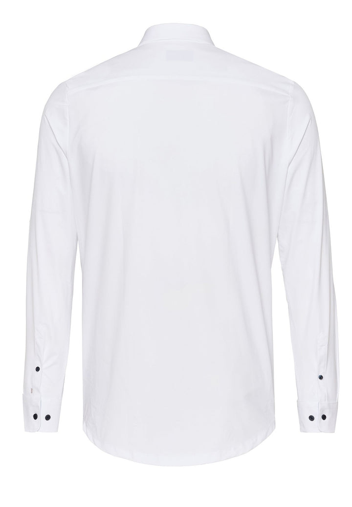 E21301-21741 PURE- Functional Hemd Langarm 906 uni weiß