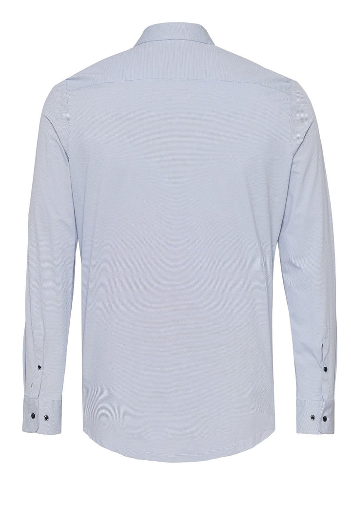 E21304-21742 PURE- Functional Hemd Langarm 110 uni mittelblau