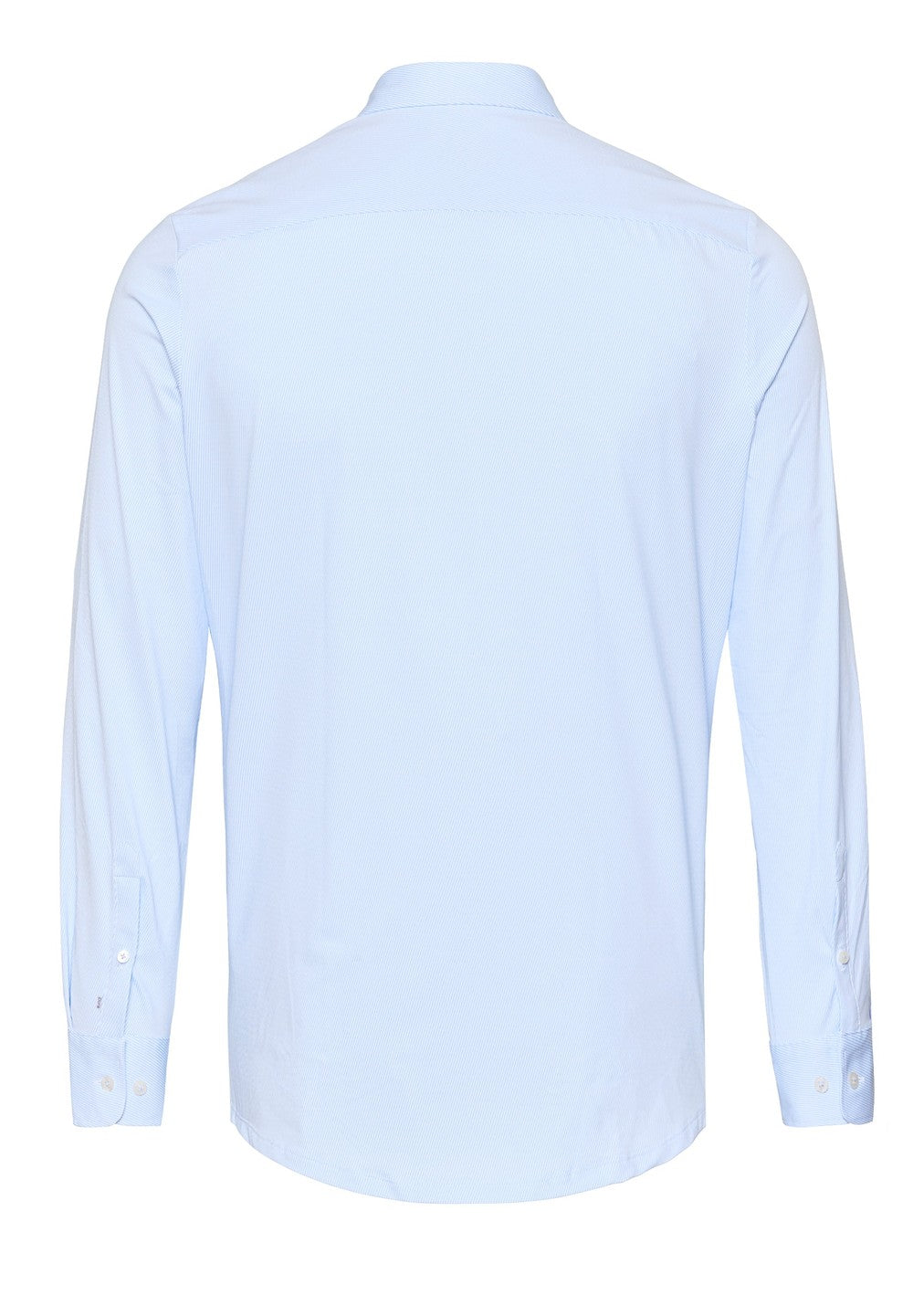 E21306-21742 PURE- Functional Hemd Langarm 160 streifen hellblau