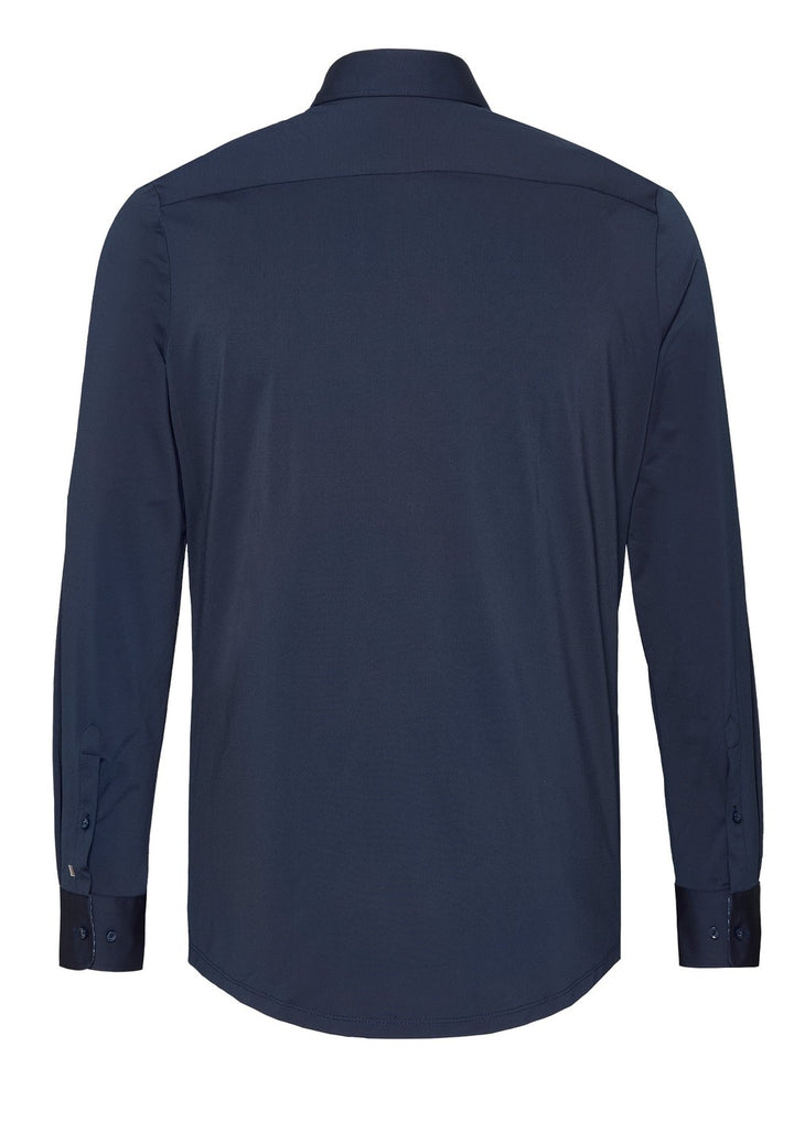 E21313-21744 PURE- Functional Hemd Langarm 130 uni marine