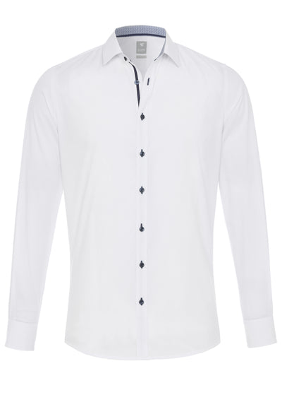 4014-196 - City Hemd Silver - weiß - pureshirt