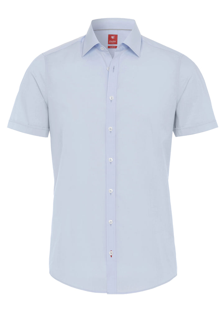 3330-717 - Hemd City red - blau - pureshirt