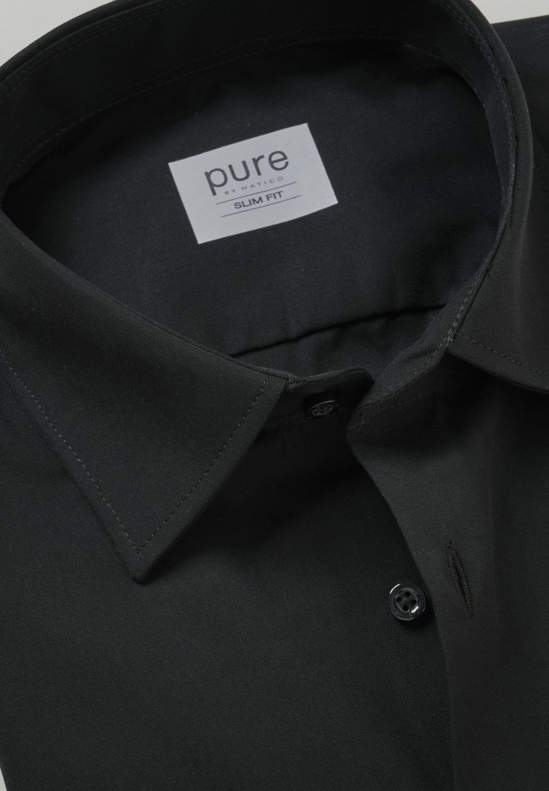 3330-784 - City Hemd Slim Fit - schwarz