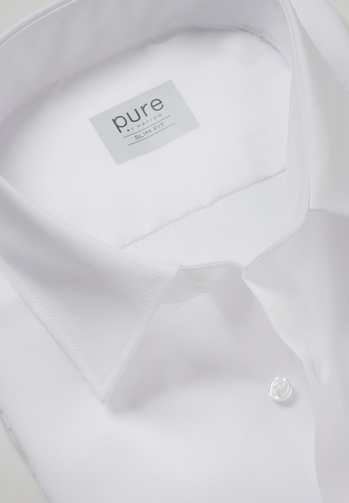3330-784 - City Hemd Slim Fit - weiss