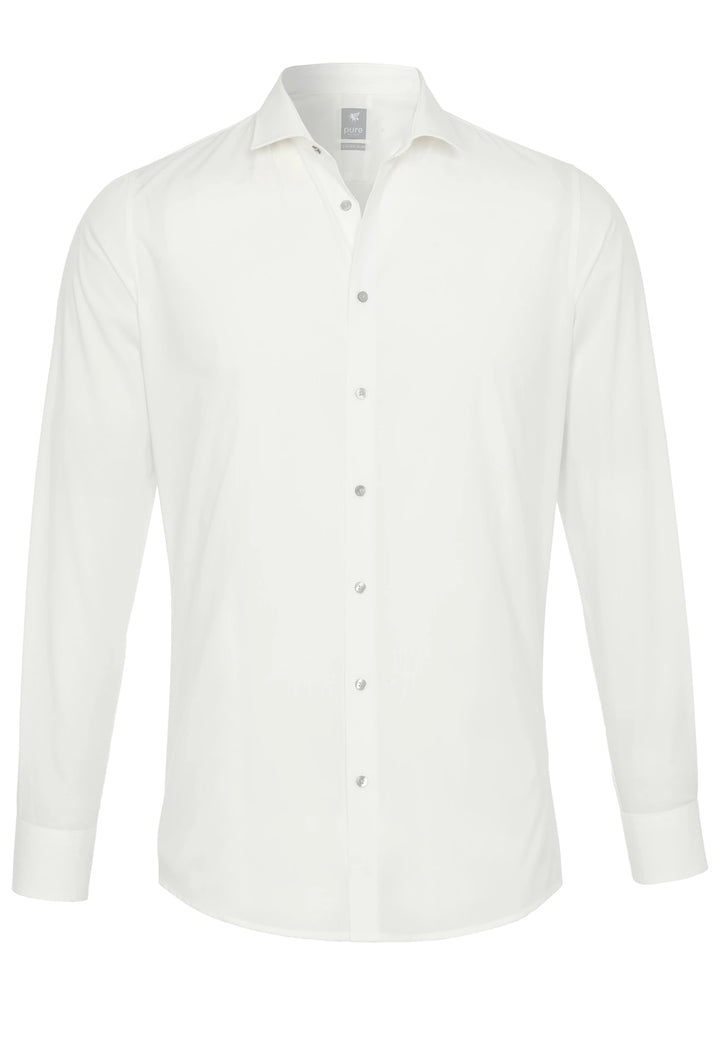 3377-772 PURE- City Hemd extra slim Langarm 200 uni ecru