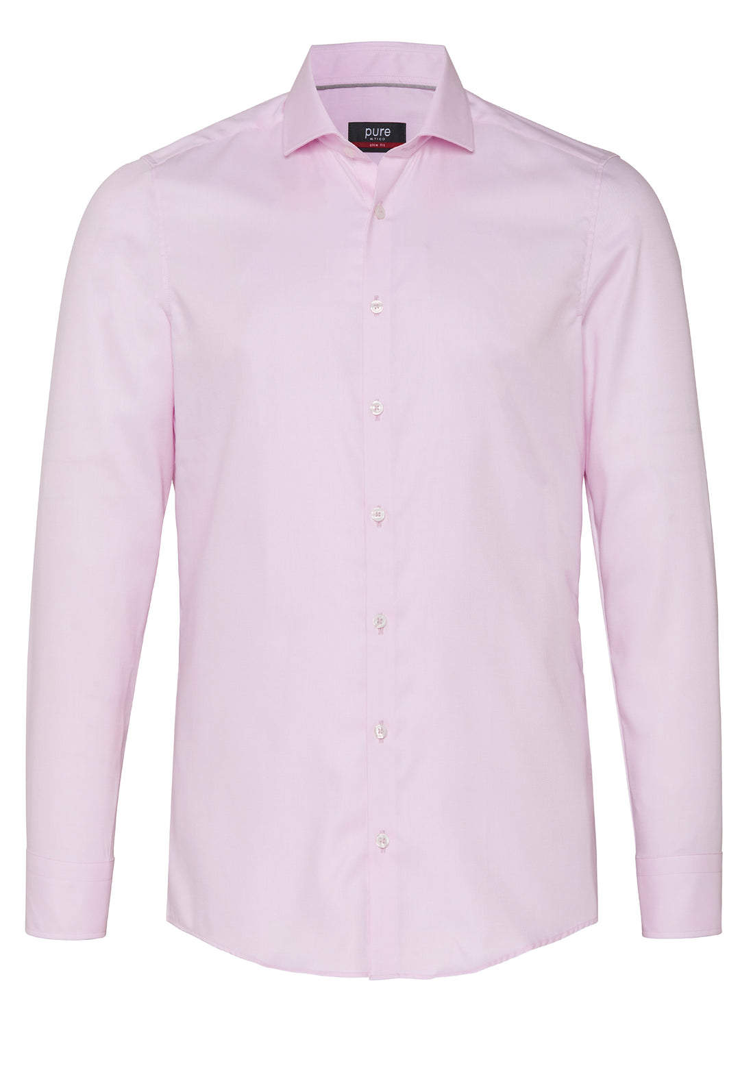 3380-174 PURE Hemd City slim fit Langarm 340 uni rosa