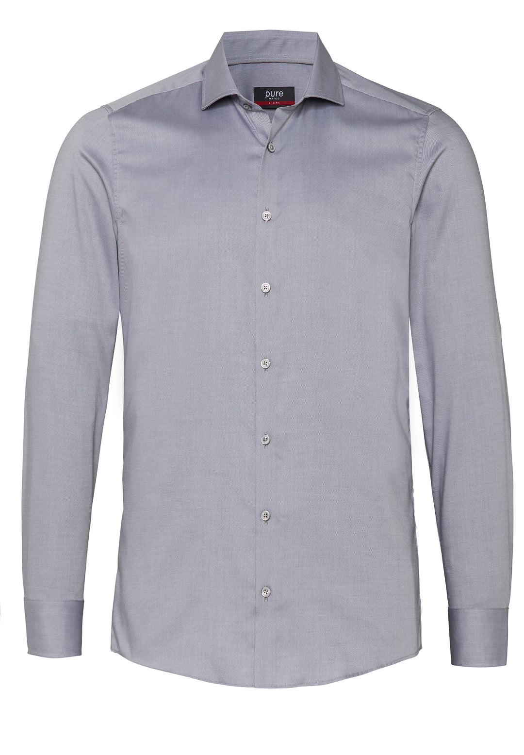 3380-174 PURE Hemd City slim fit Langarm 700 uni silber