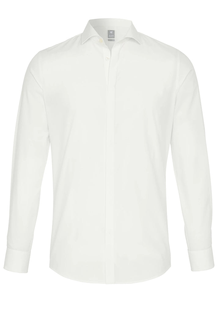 3383-188 - City Hemd Silver - beige - pureshirt