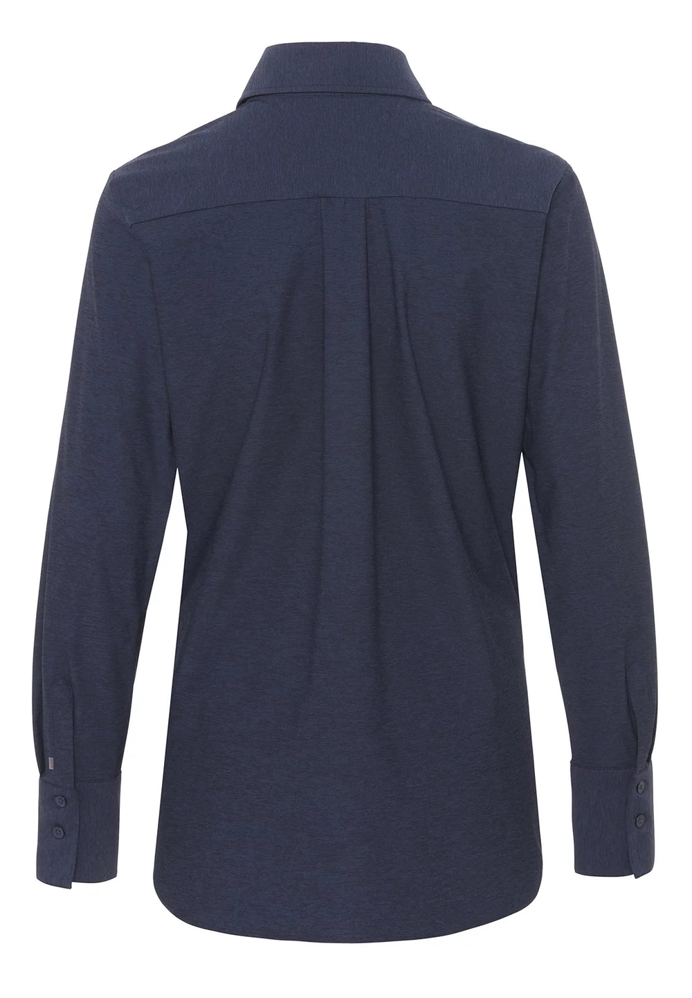 3386-91901 PURE- Functional Bluse slim fit Langarm 139 uni marine