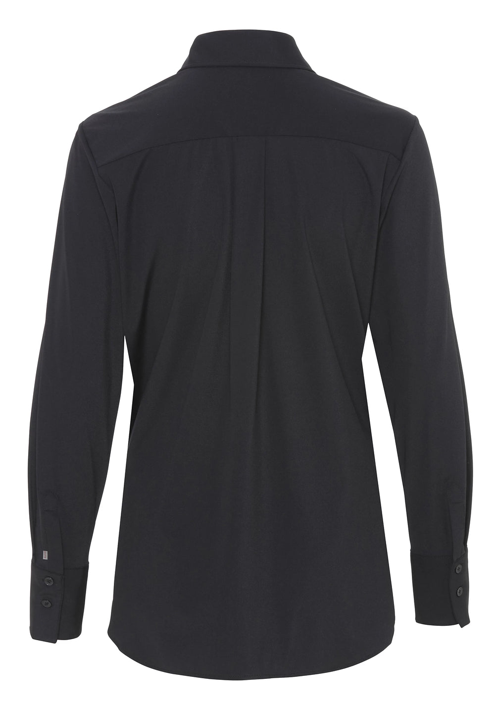 3387-91901 PURE- Functional Bluse slim fit Langarm 001 schwarz