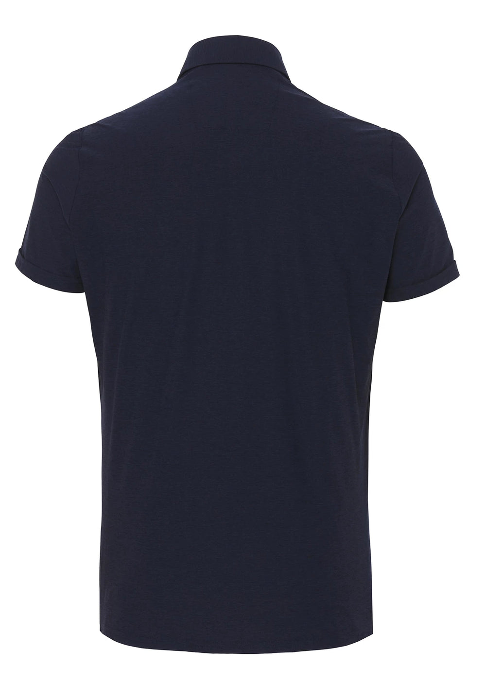 3393-92930 Pure Functional Polo Knopf slim fit Halbarm 139 uni marine