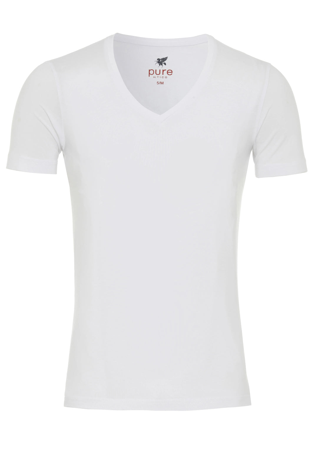 3398-92998 - V-Neck T-Shirt Doppelpack - weiß - pureshirt