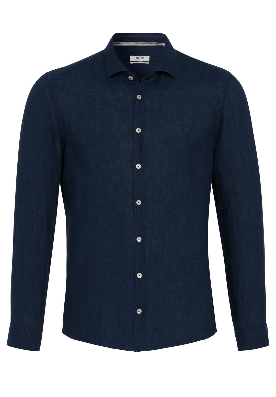 3805-21110 PURE- Casual Hemd Langarm 130 uni marine