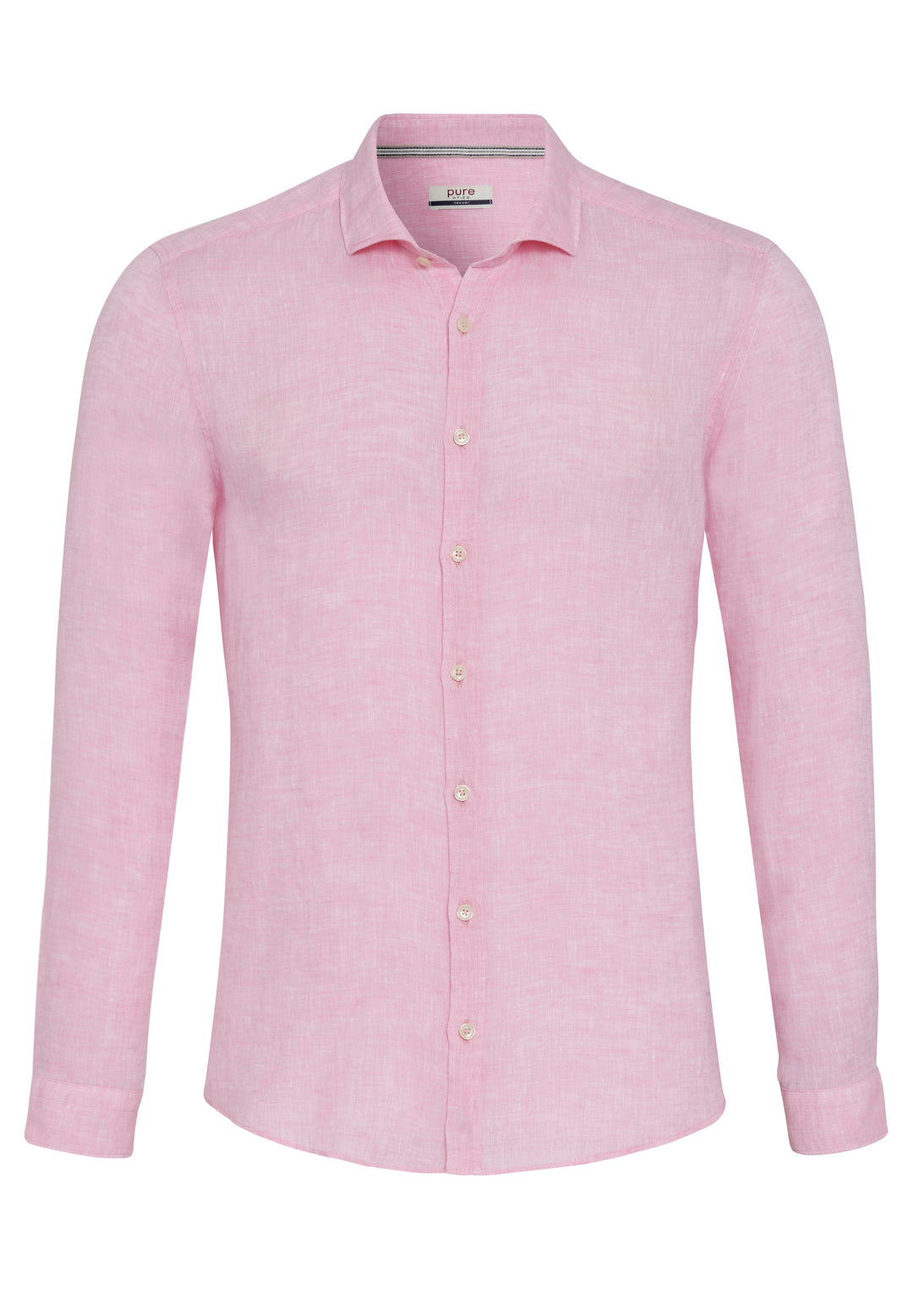3805-21110 PURE- Casual Hemd Langarm 342 uni rosa