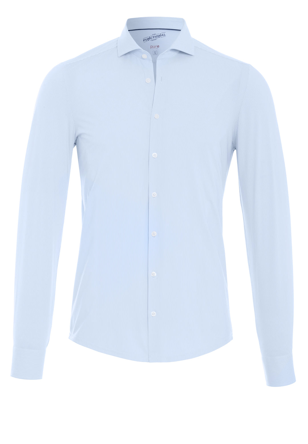 4028-21750 - Functional Hemd - Streifen hellblau