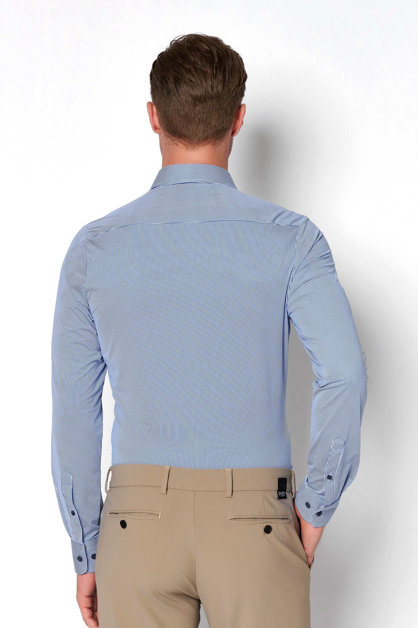 4028-21750 - Functional Shirt - stripes medium blue