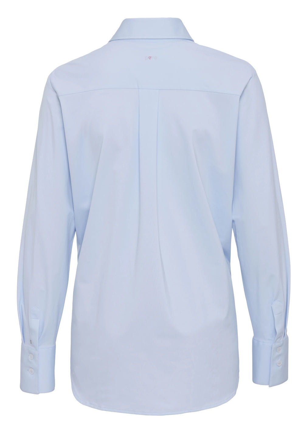 4030-91901 PURE- Functional Bluse slim fit Langarm 100 uni hellblau