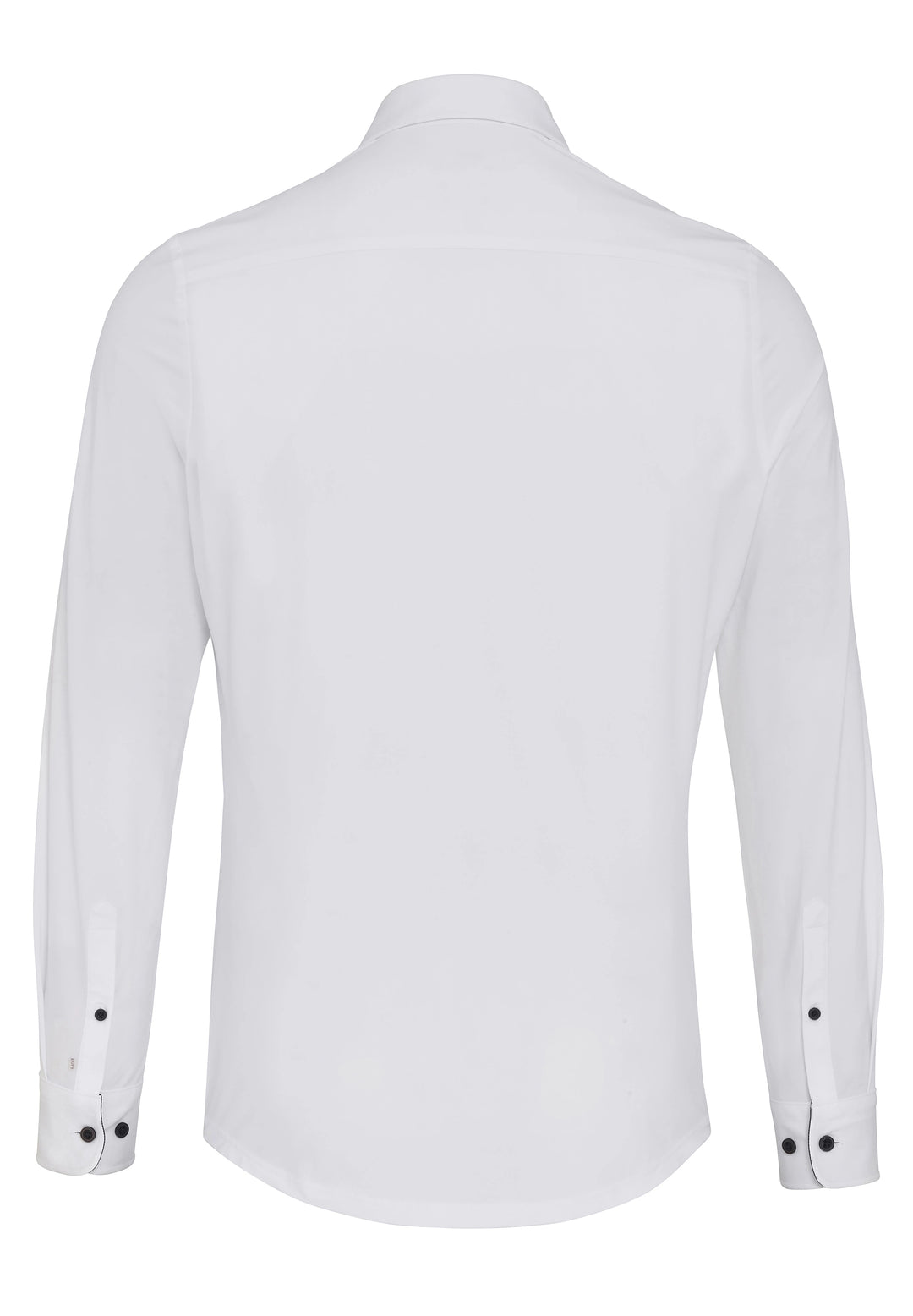 4056-21777 PURE- Functional Hemd Langarm Übergrößen 900 uni weiß