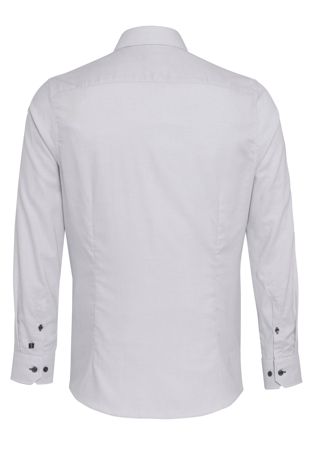 4058-21702 PURE- City Hemd slim fit Langarm 700 uni silber