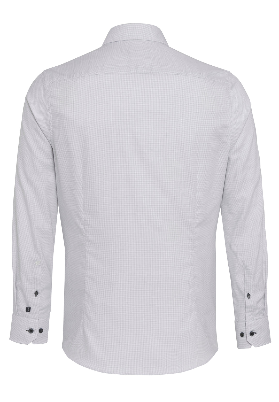 4058-21702 PURE- City Hemd slim fit Langarm 700 uni silber