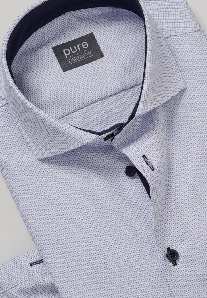 4058-436 - Business Hemd modern fit - blau
