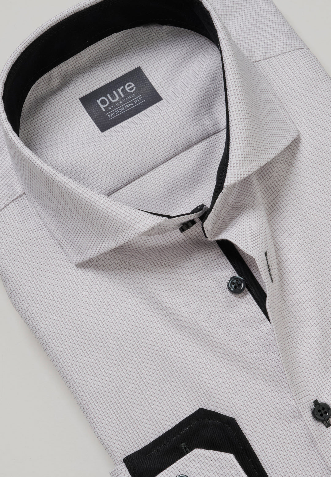 4058-436 - Business Hemd modern fit - grau