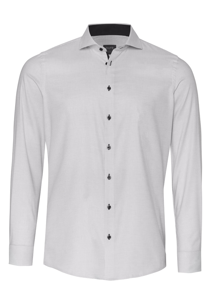 4058-436 - Business Hemd modern fit - grau