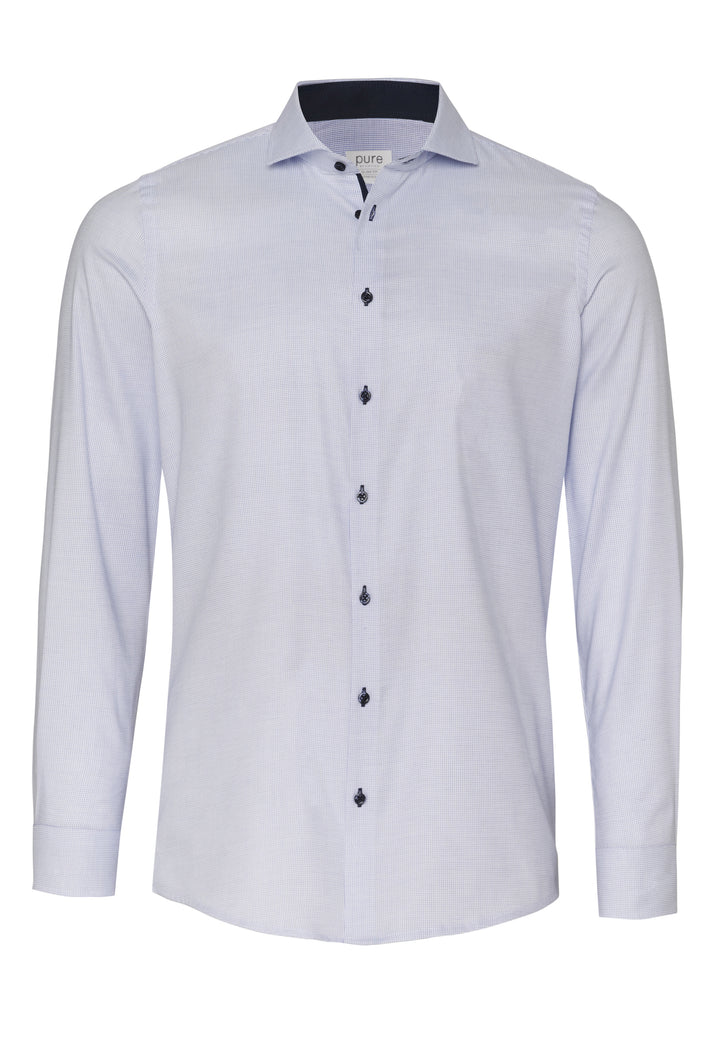 4058-736 - Business Hemd slim fit - blau