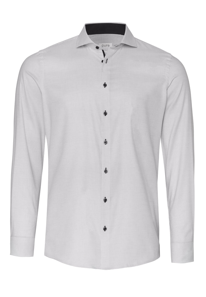 4058-736 - Business Hemd slim fit - grau