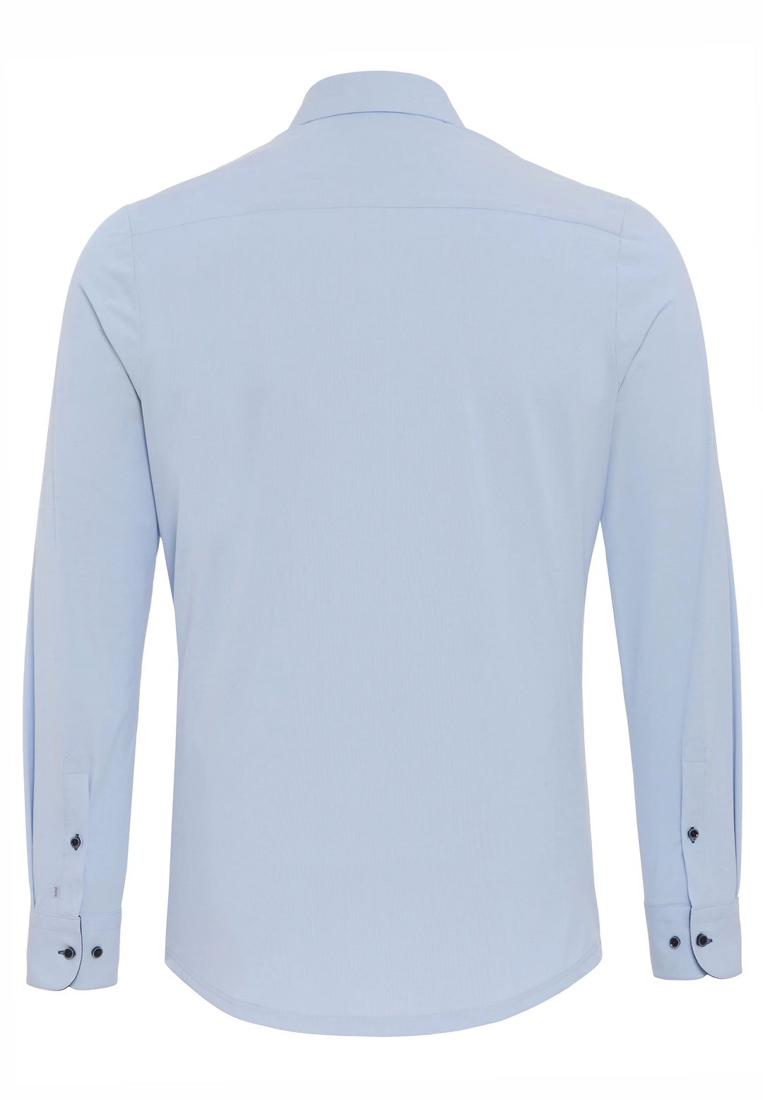 Rückansicht des 4060-21177 PURE Functional Hemds in Blau. Schlichtes Design mit langen Ärmeln und hochwertigem Material für optimalen Komfort.
