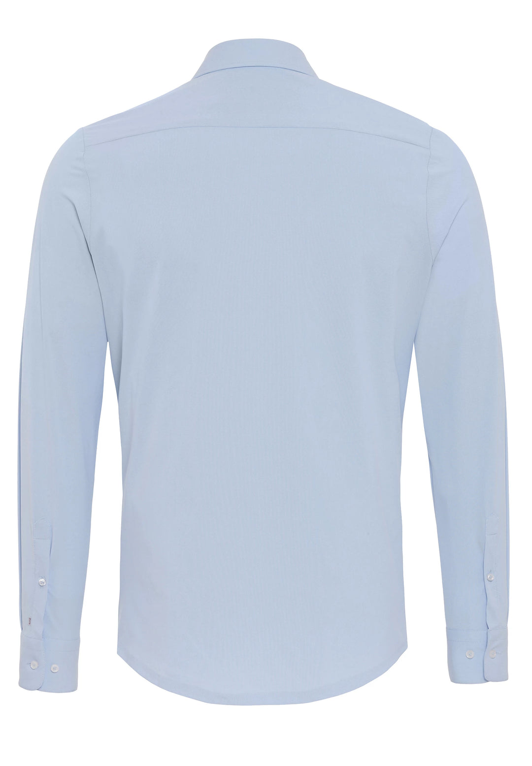 Rückansicht des 4061-21171 PURE Functional Hemds in Blau. Schlichtes Design mit hochwertiger Verarbeitung für einen eleganten Look.