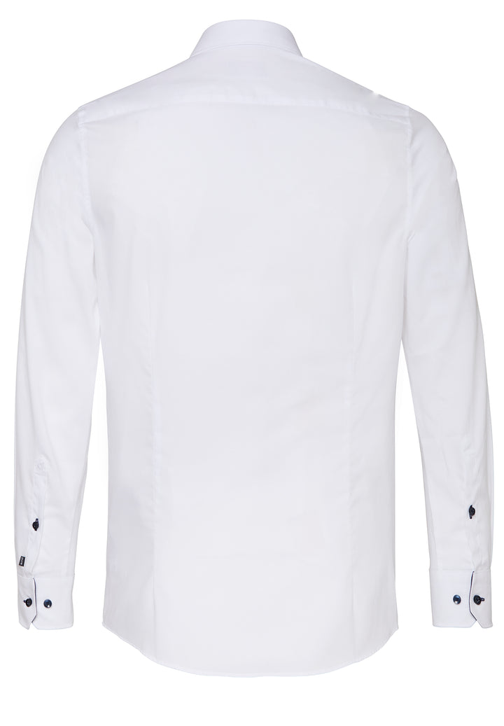 4062-21705 PURE- City Hemd slim fit Langarm 900 uni weiß
