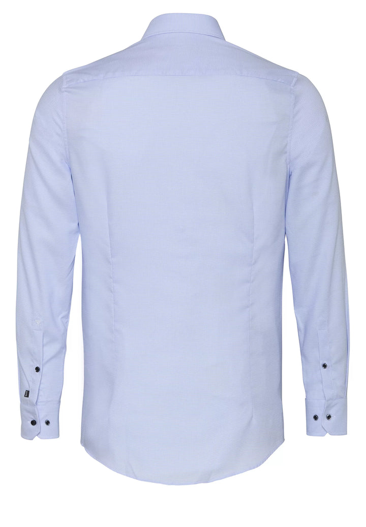 4065-21706 PURE- City Hemd slim fit Langarm 106 uni hellblau