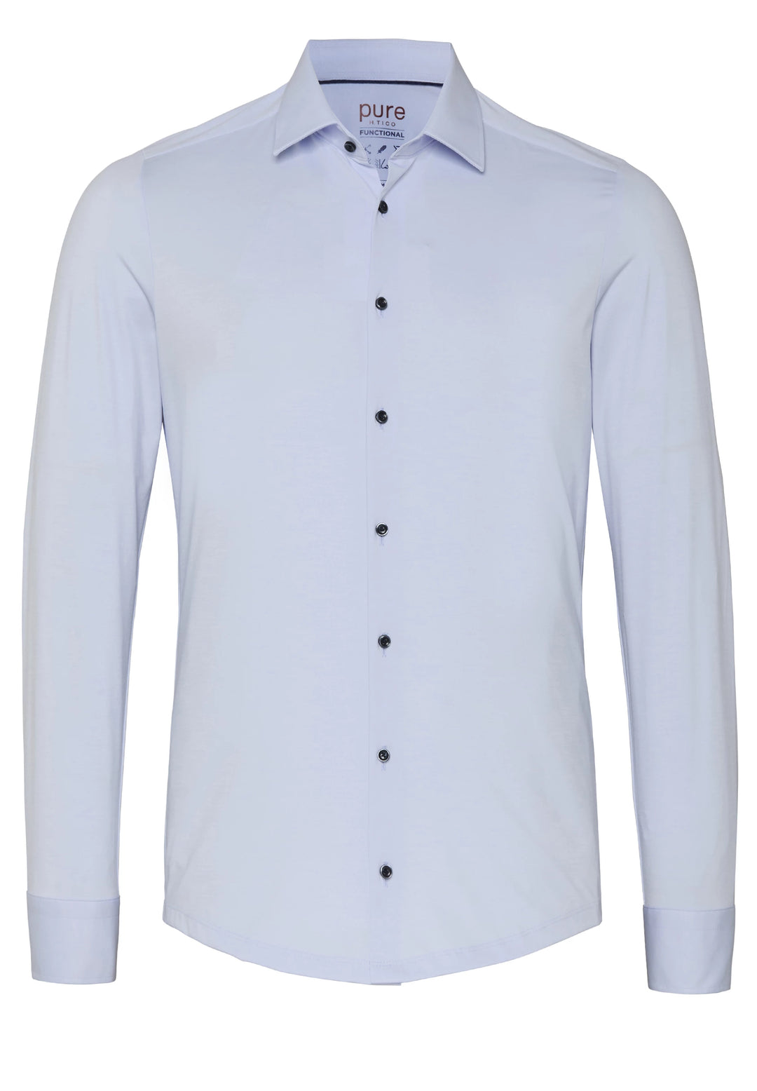 4067-21120 PURE- Functional Hemd Langarm 100 uni hellblau
