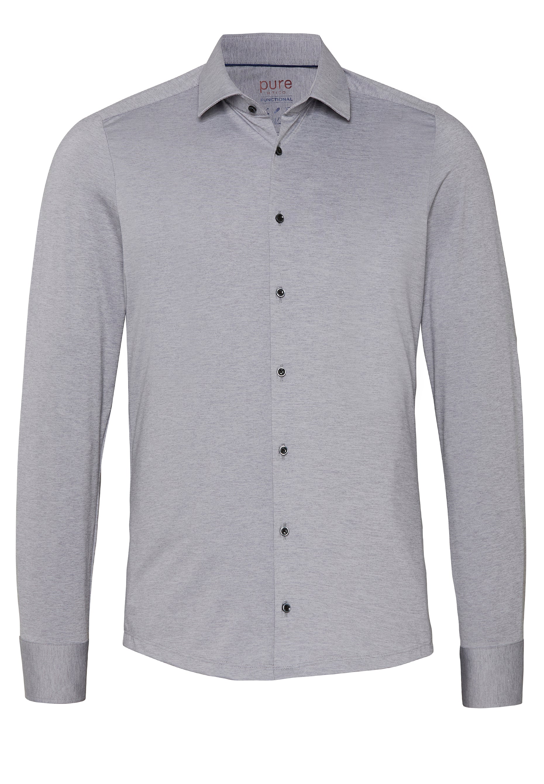 Tシャツ・カットソー PLAIN camicia in puro cotone con ricami SLIM RIBBED COTTON T-SHIRT