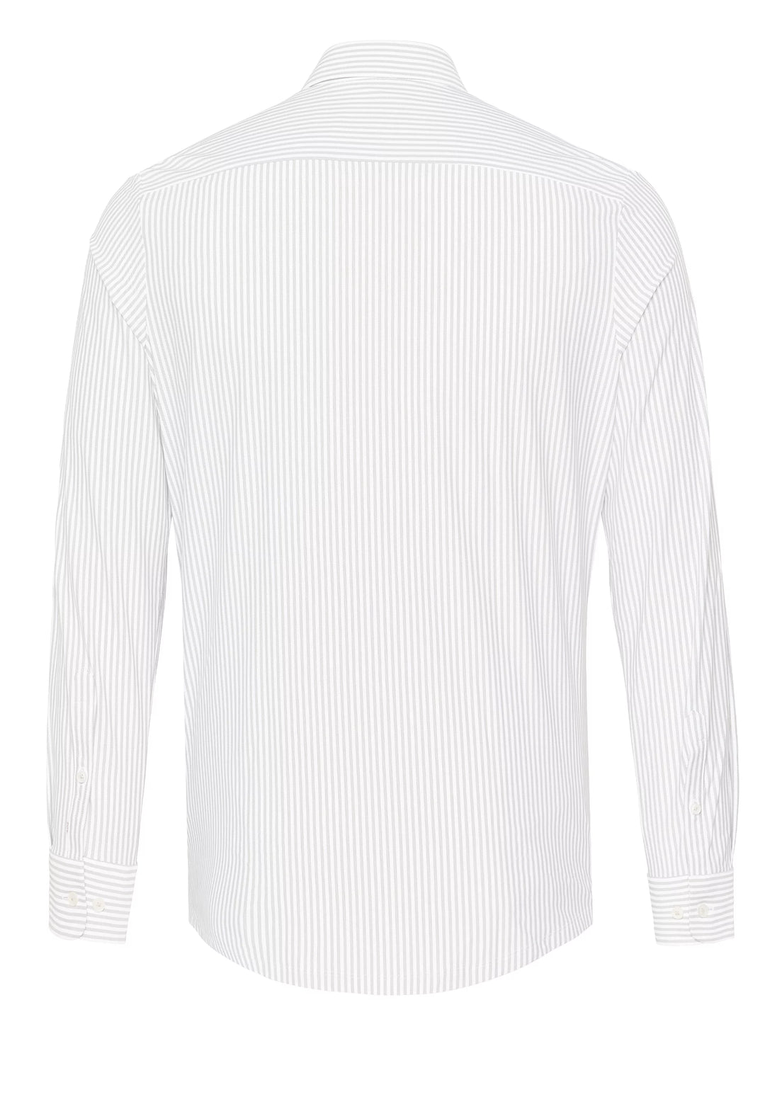 4068-21742 PURE- Functional Hemd Langarm 263 streifen beige