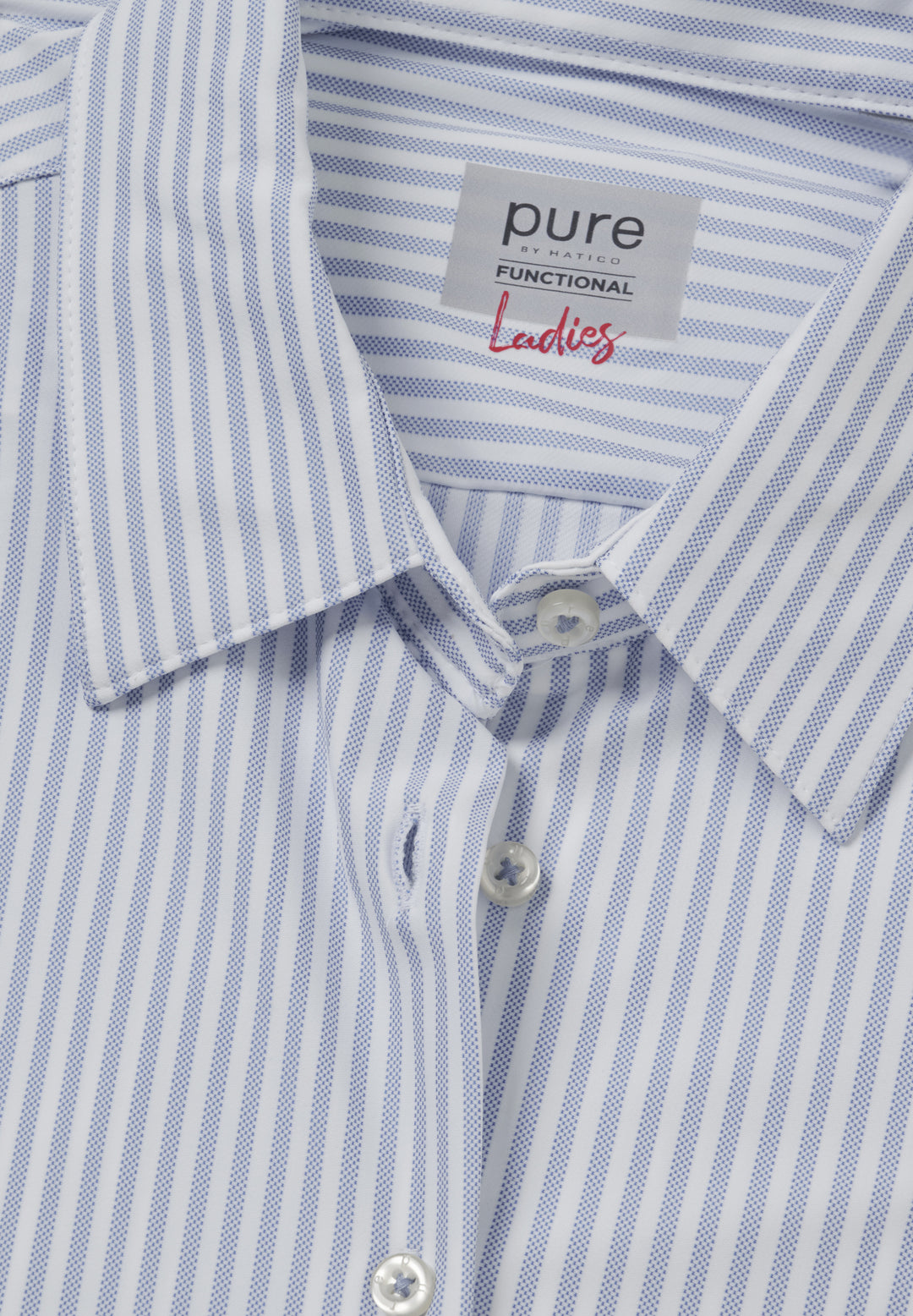 4068-91910 - Functional Bluse slim fit - blau