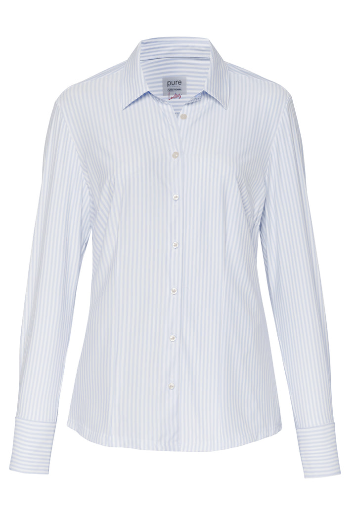 4068-91910 - Functional Bluse slim fit - blau