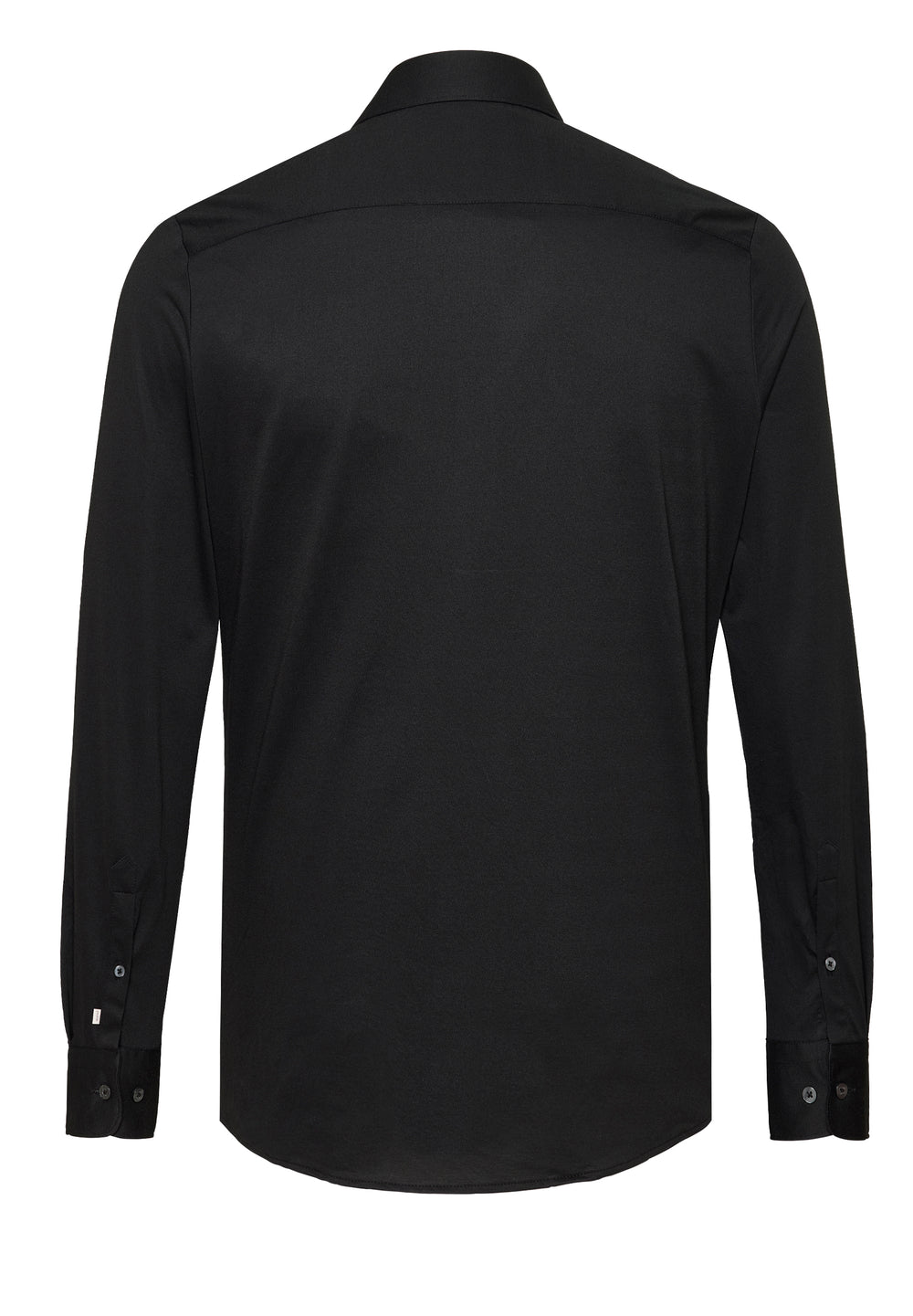 4069-21730 PURE- Tech Jersey Hemd Langarm 007 uni schwarz