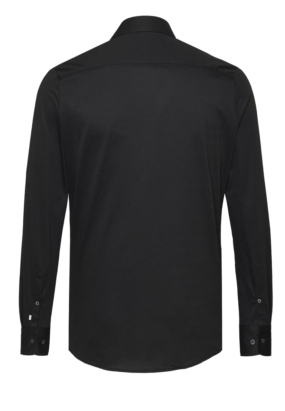 4069-21730 PURE- Tech Jersey Hemd Langarm 007 uni schwarz