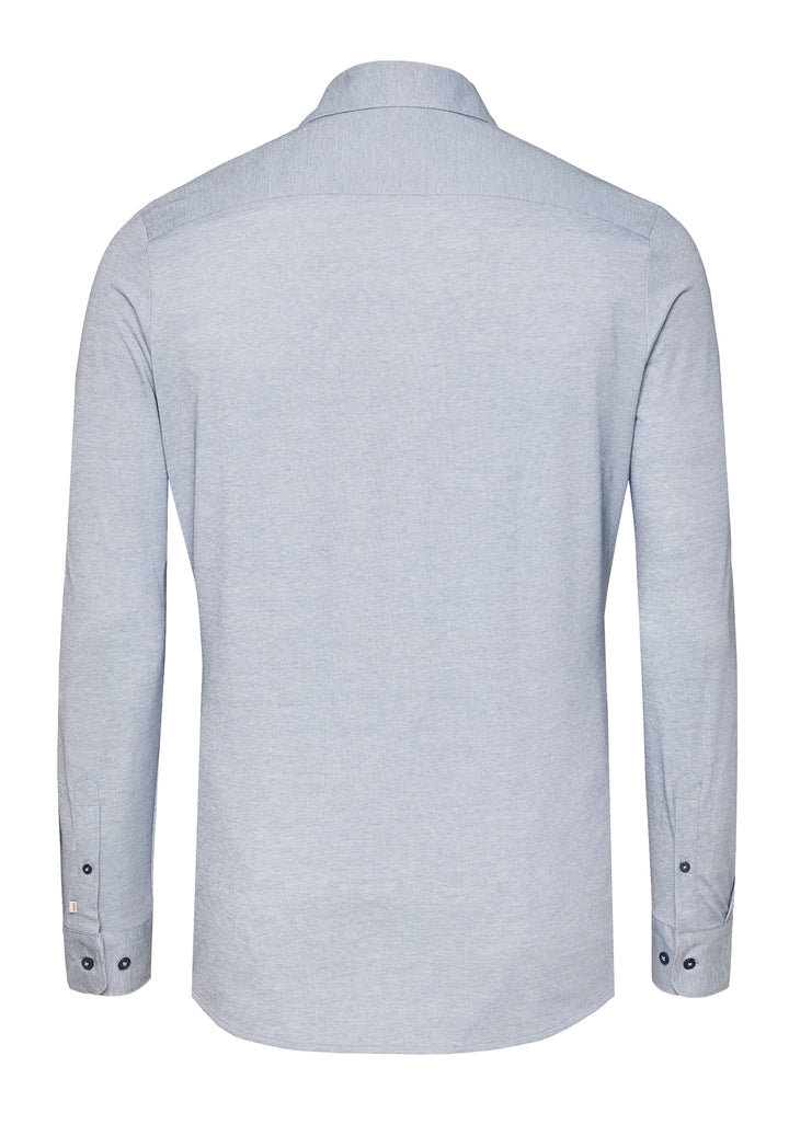 4069-21730 PURE- Tech Jersey Hemd Langarm 110 uni mittelblau