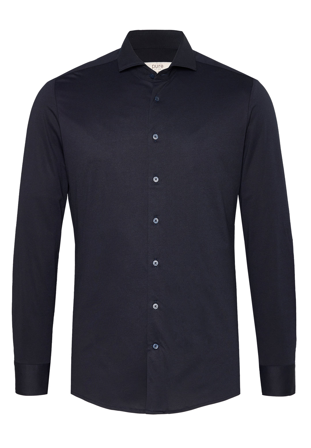 4069-21730 PURE- Tech Jersey Hemd Langarm 130 uni marine