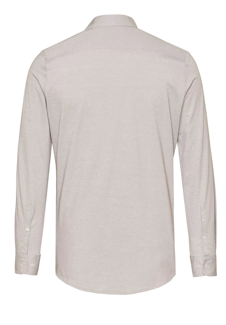 4069-21730 PURE- Tech Jersey Hemd Langarm 210 uni beige