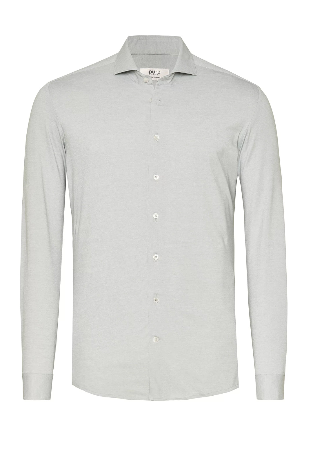 4069-21730 PURE- Tech Jersey Hemd Langarm 405 uni grün