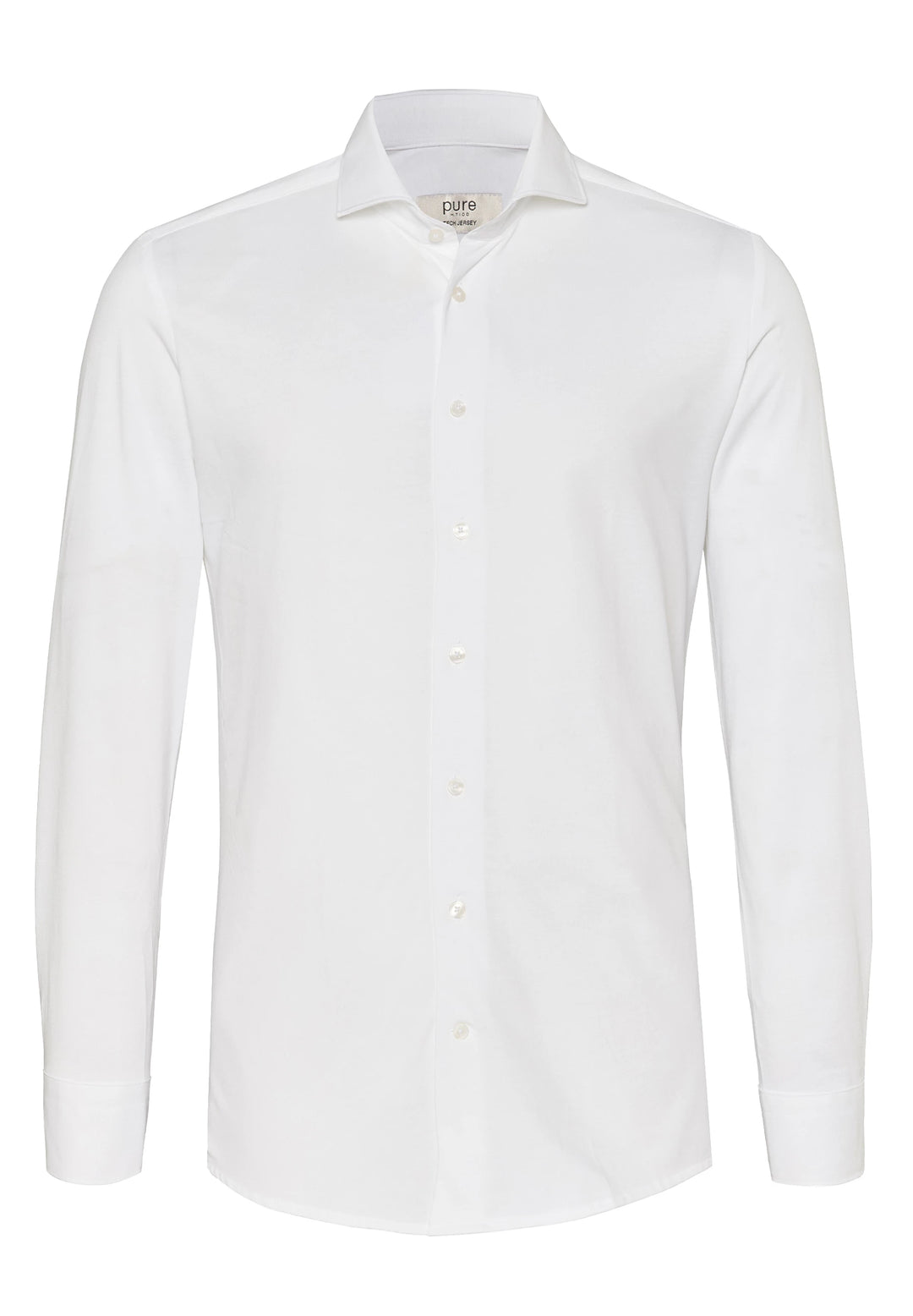4069-21730 PURE- Tech Jersey Hemd Langarm 900 uni weiß
