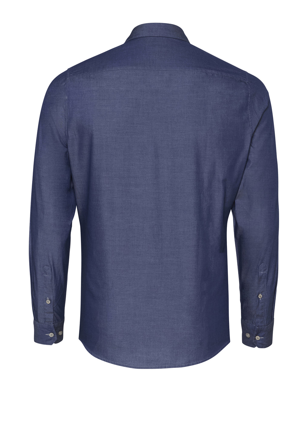 4071-51753 PURE- Urban Hemd Langarm 120 uni dunkelblau