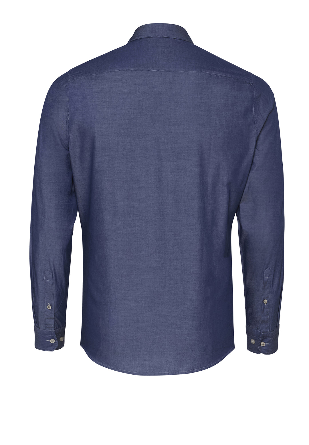 4071-51753 PURE- Urban Hemd Langarm 120 uni dunkelblau