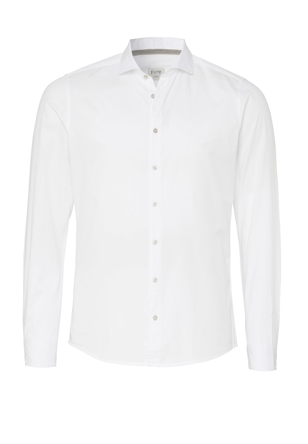 4071-51753 PURE- Urban Hemd Langarm 900 uni weiß